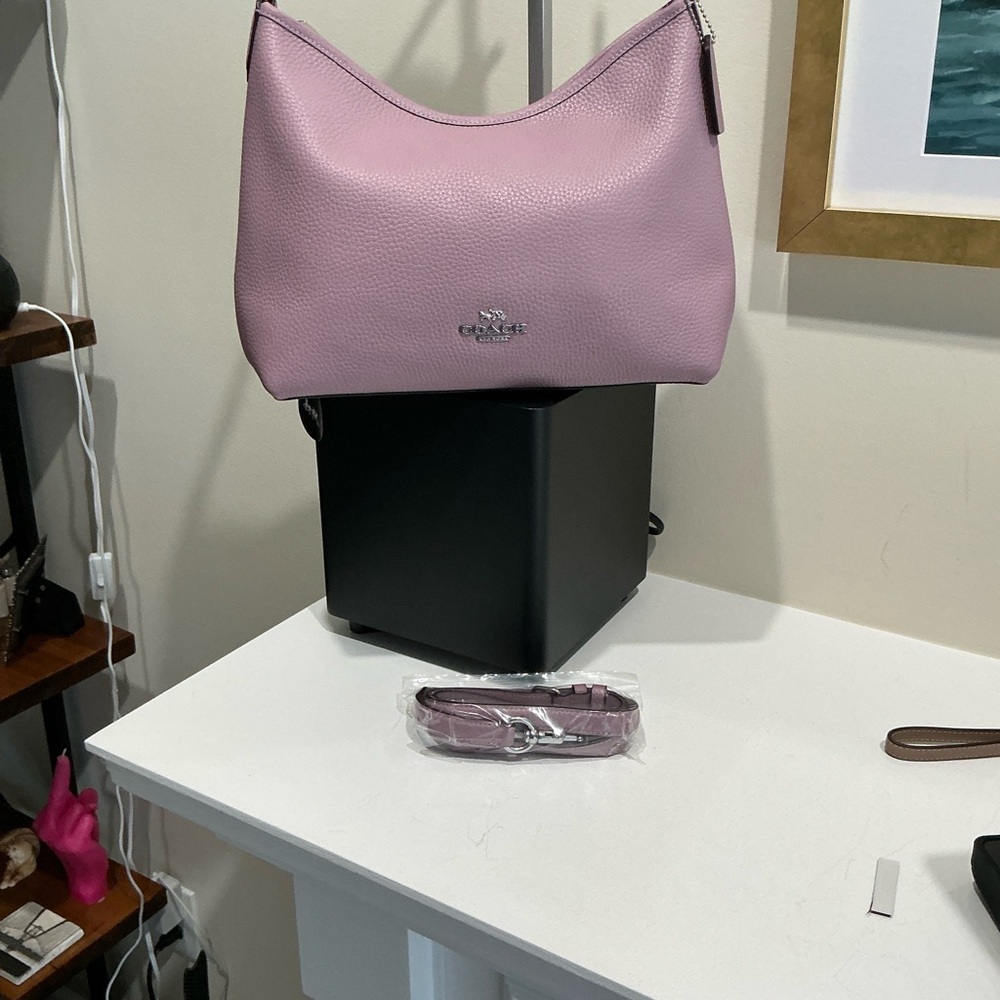 Coach Mauve Leather Shoulder Bag PRICE FIRM